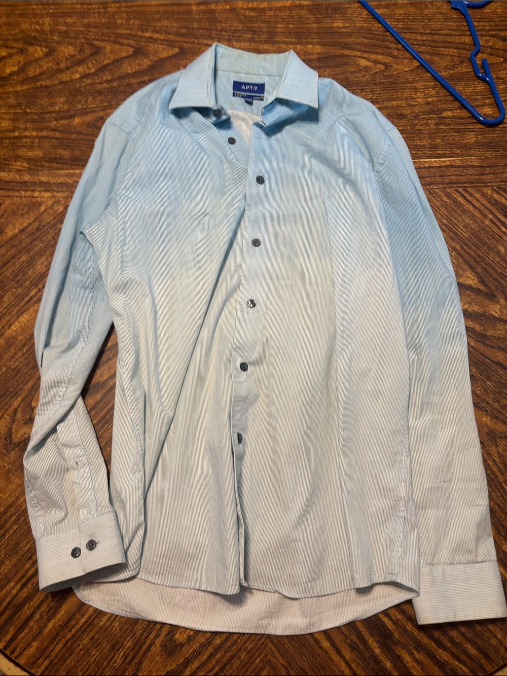 Apt. 9 Pale Blue Men's Long-Sleeve Dress Shirt